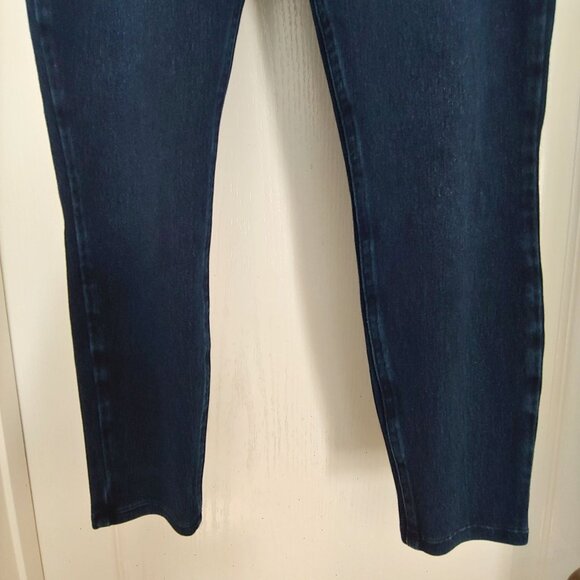 Spanx Jeanish Blue Denim Skinny Leggings Large - Picture 7 of 12